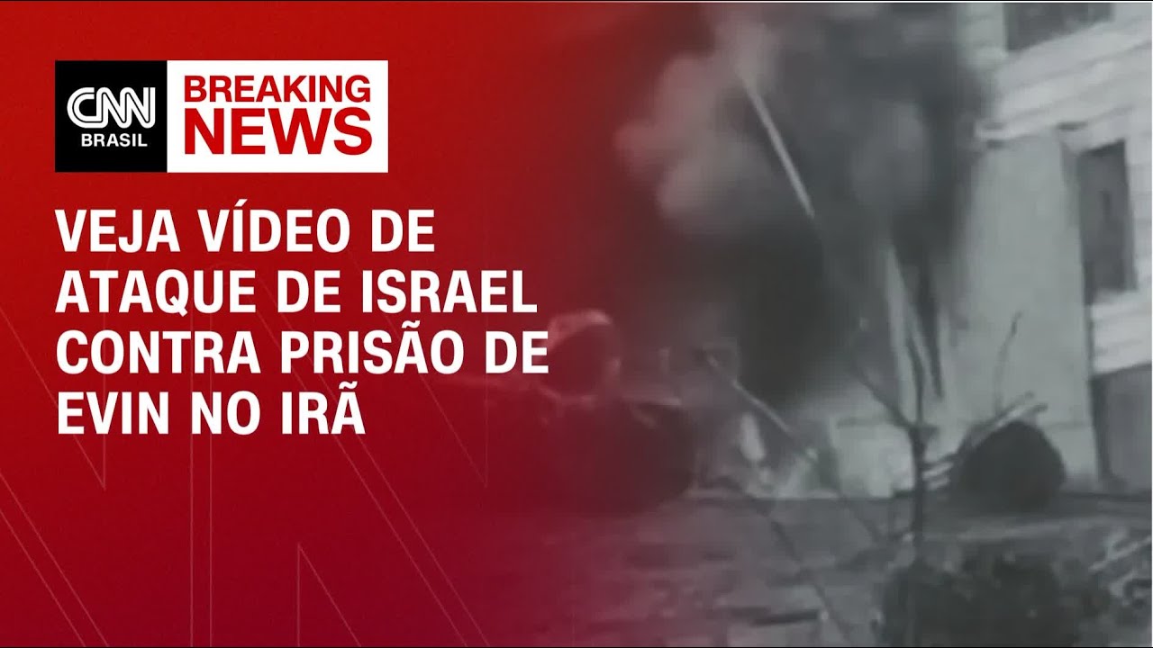 Israel ataca prisão que abriga presos políticos do Irã | LIVE CNN