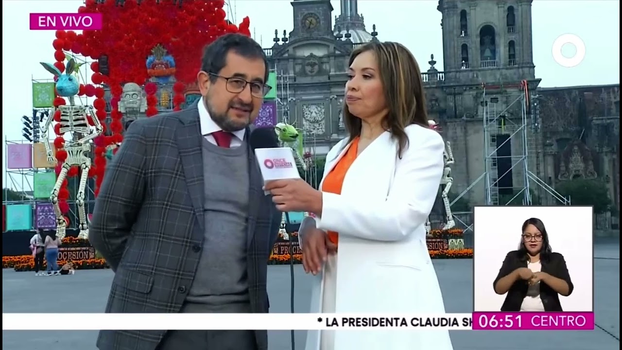 C&eacute;sar Cravioto en Canal 11. Arranque de los programas sociales de la Jefa de Gobierno Clara Brugada