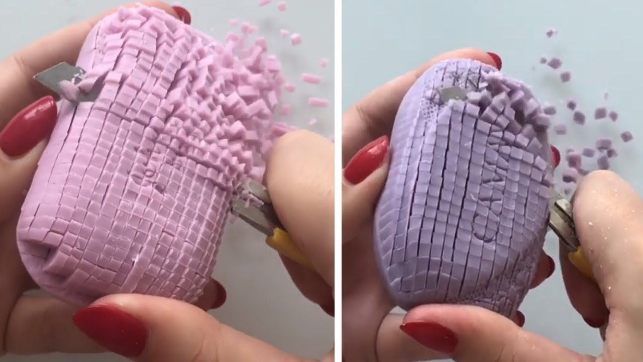 1 HOUR Soap Carving ASMR ! Relaxing Sounds ! (no talking) Satisfying ASMR Video #5