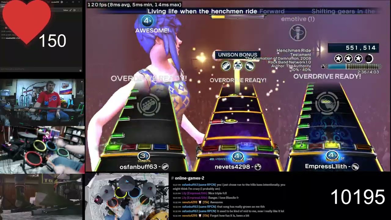 Henchman Ride by Testament - Band Ones Rock Band 3 Deluxe RPCS3