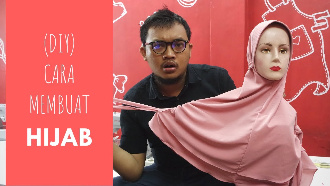 DIY Cara Membuat kerudung tali serut