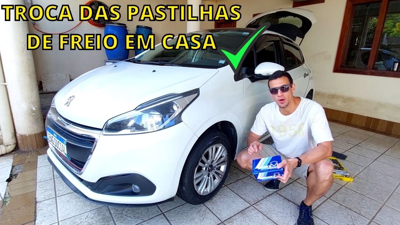 Troca das Pastilhas de Freio Peugeot 208 [Passo a Passo] - Agro Engenharia.Social 🚗