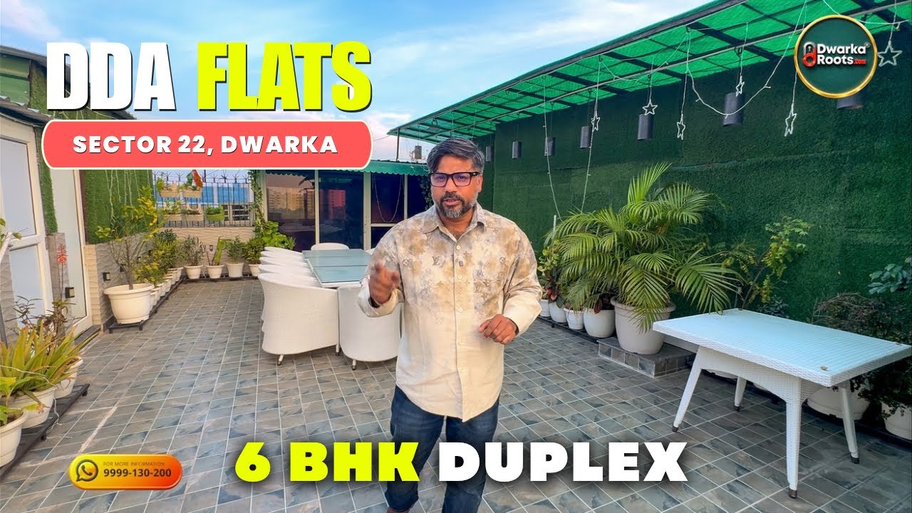 DDA Flats in Dwarka For Sale ✅ 6 BHK Duplex DDA Flats ~ Sector 22, Pocket 1, Dwarka Delhi