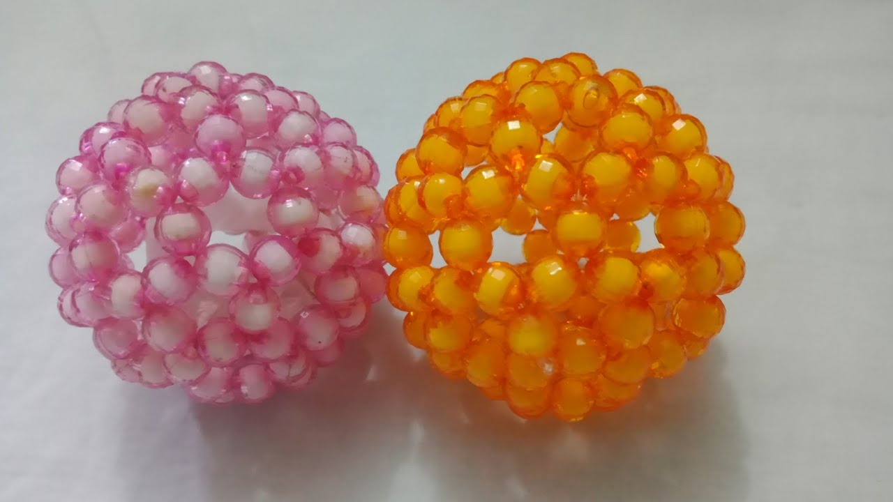 পুতির বল //পুতি দিয়ে তৈরি বল //পুতির বল।। Handmade  craft..