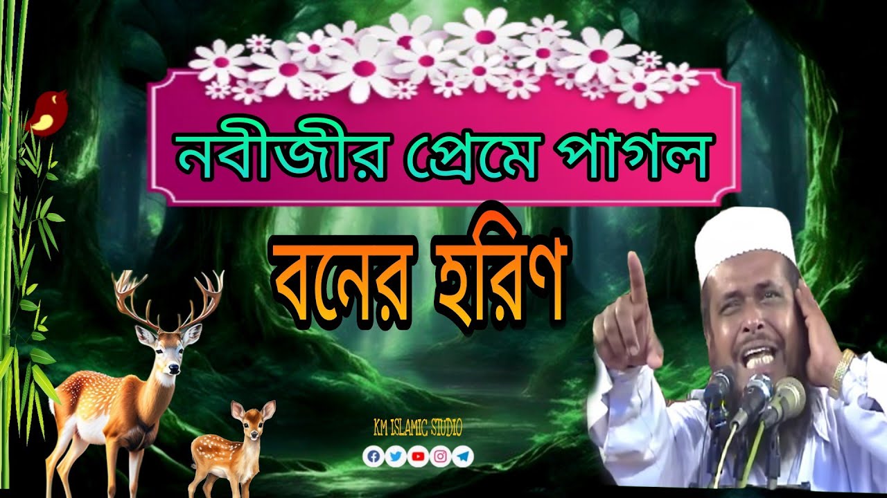 নবীজীর প্রেমে পাগল বনের হরিণ  || তোফাজ্জল হোসেন ভৈরবী হরিণের কাহিনী | তোফাজ্জল হোসেন ভৈরবী