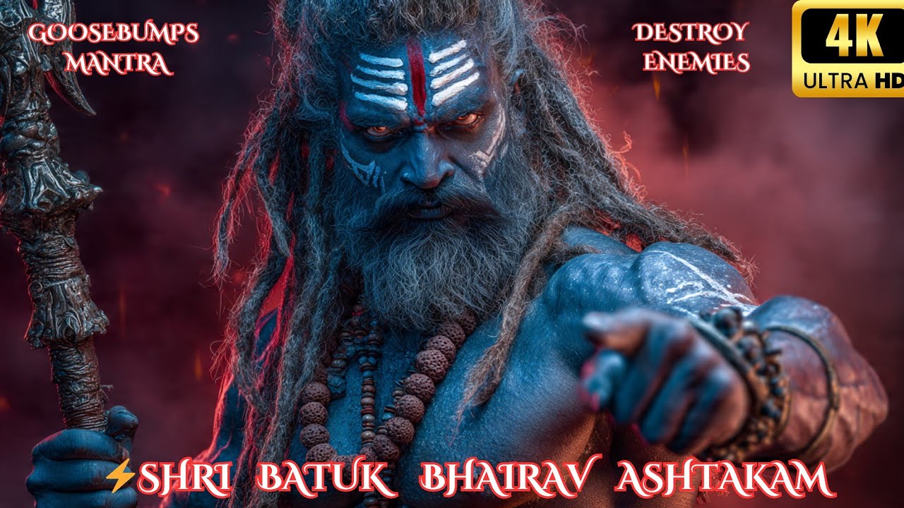 Shri Batuk Bhairav Ashtakam – 30 Min Divine Mantra for Protection, Peace & Negative Energy Removal