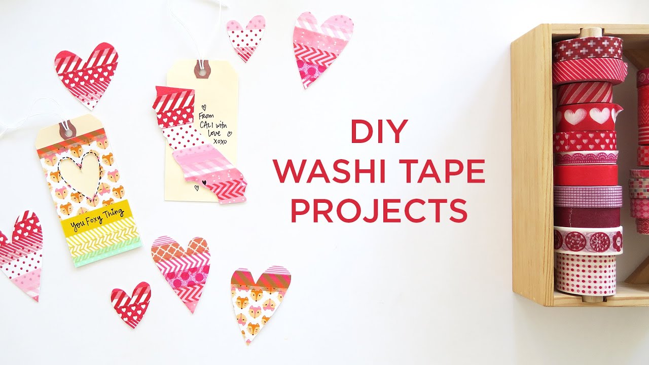 Easy DIY Washi Tape Ideas for Valentine's Day!