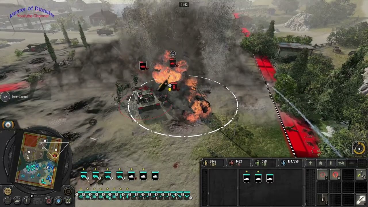 Company of Heroes 3 - Hawk valley 4 p BJK (2 vs 2 Ex)