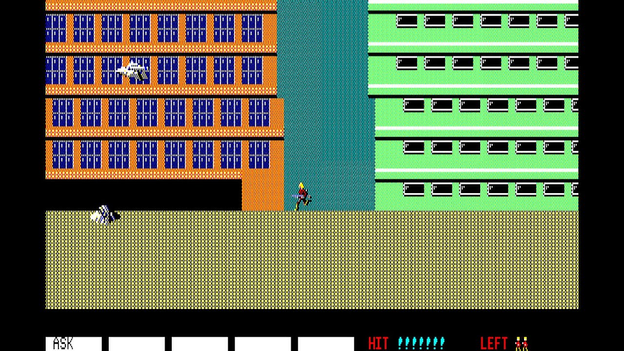 Sharp X1 Game: Brain Breaker (1985 Enix)