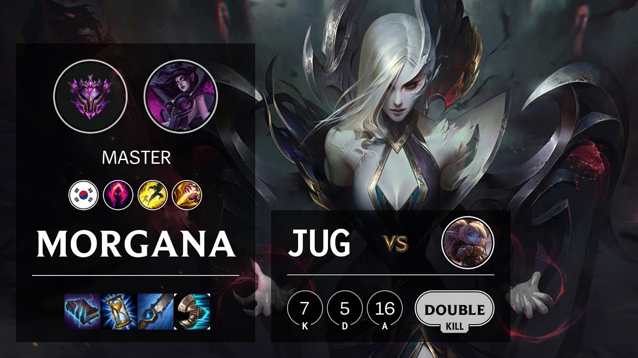 Morgana Jungle vs Poppy - KR Master Patch 10.10
