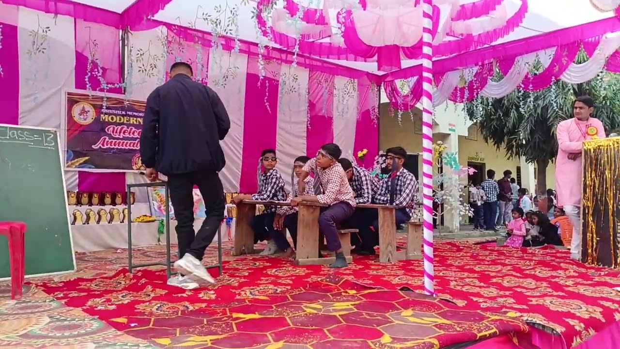 School teacher #annual function#