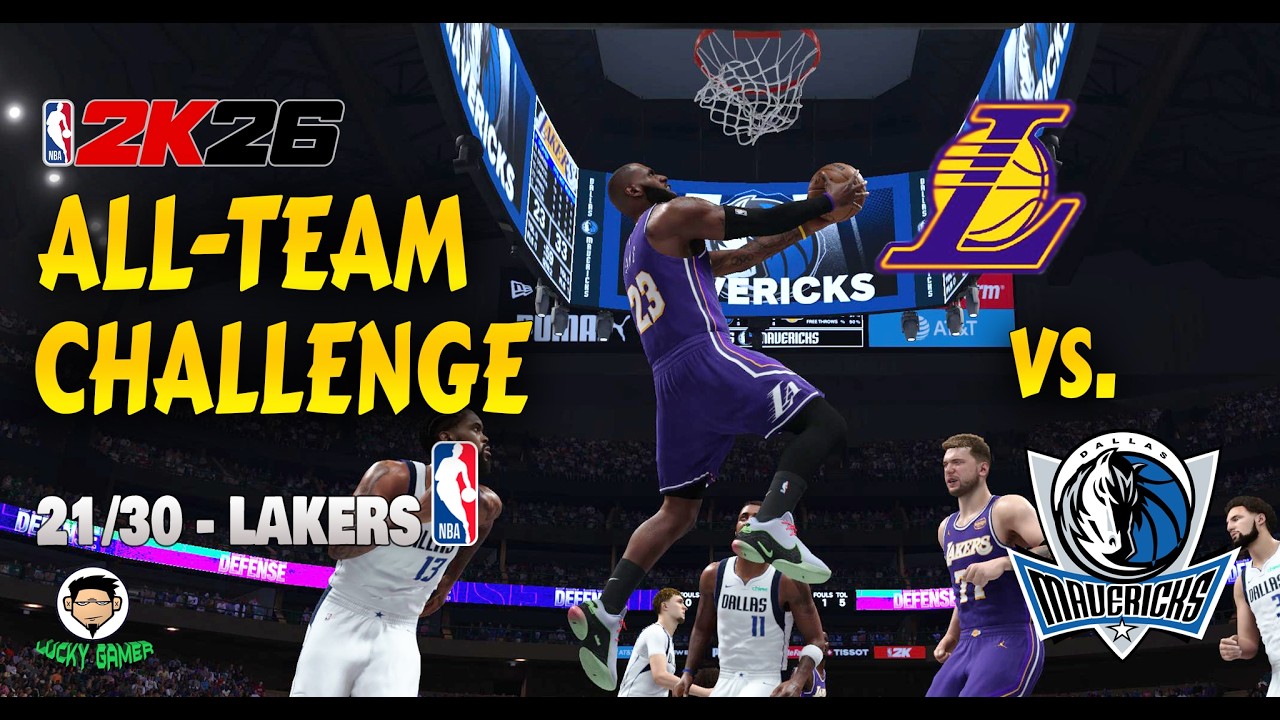 NBA2K26 All-Team Challenge | THUNDER | LUKA HUMILIATES FLAGG! 💀 Lakers Destroy Dallas in Prime Time