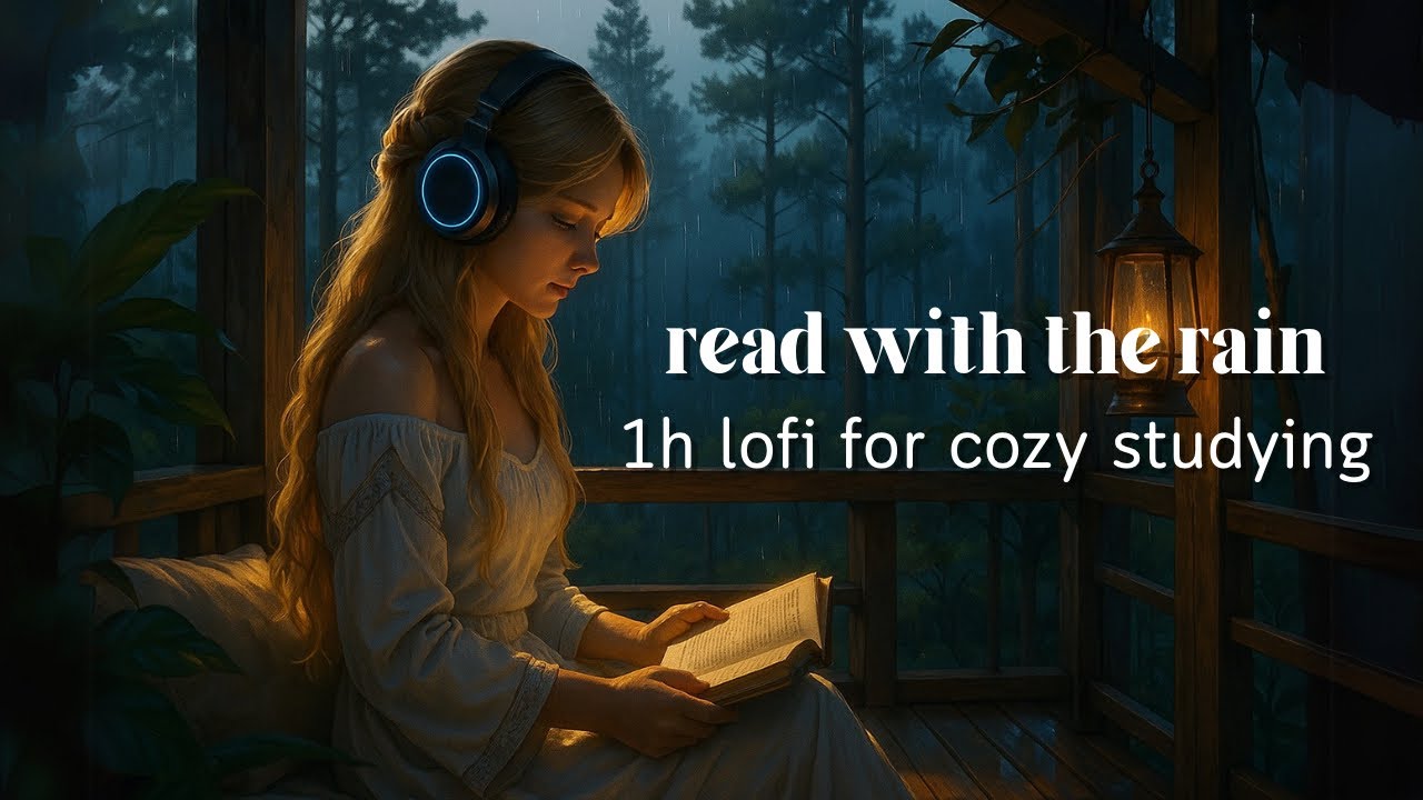 rainy lofi for cozy studying 🌧️ | let the rain read with you
