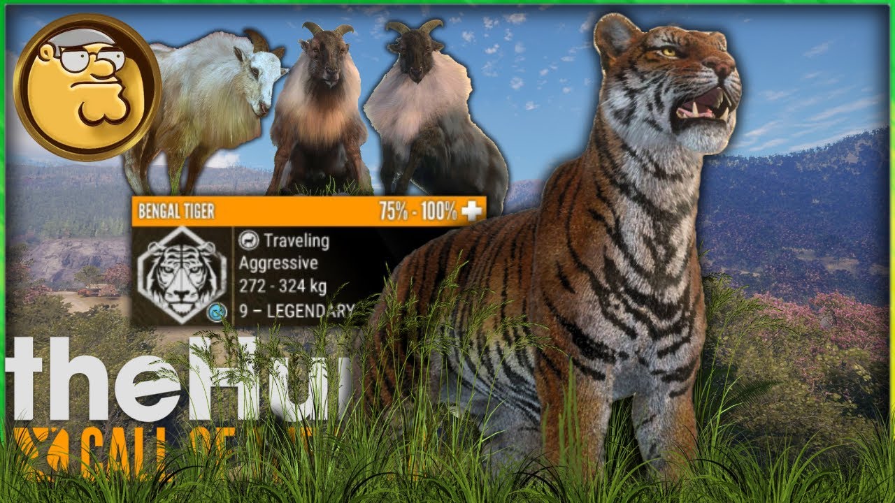 A DIAMOND TIGER?!?! Featuring a DARK BROWN, WHITE and DARK RED Tahr AND MORE... / TheHunter COTW