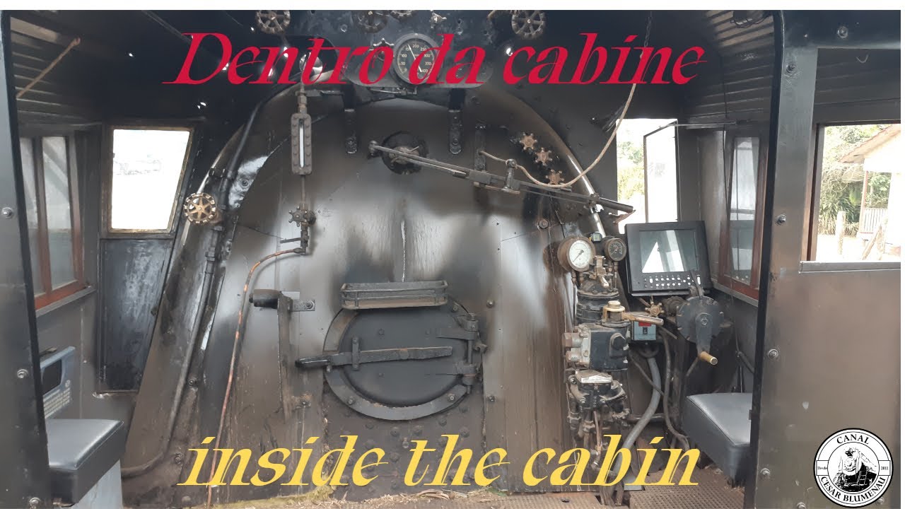 🇧🇷 Na cabine da Mogiana 761/In the cabin of the 761 steam locomotive/2021-Corupá/SC - (Brasil)