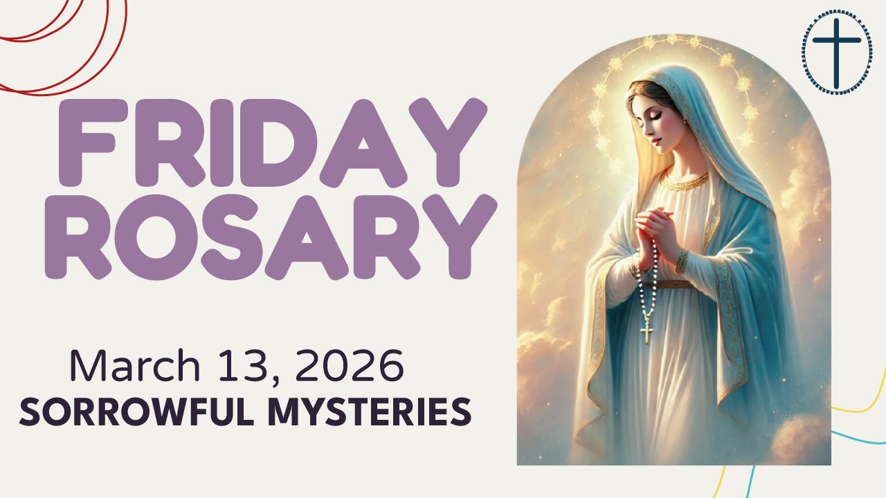 💜🙏 Пятничная молитва Розария 💜 Скорбные тайны Розария 💜 13 марта 2026 г.