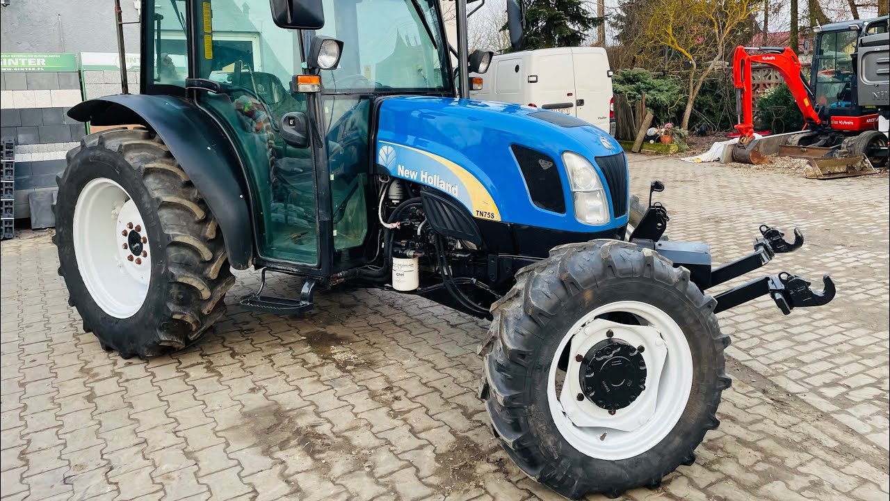 New Holland TN75SA, 2006r, sadowniczy, klima, SUPER STEER, prezentacja/review/for sale *PESTROL*