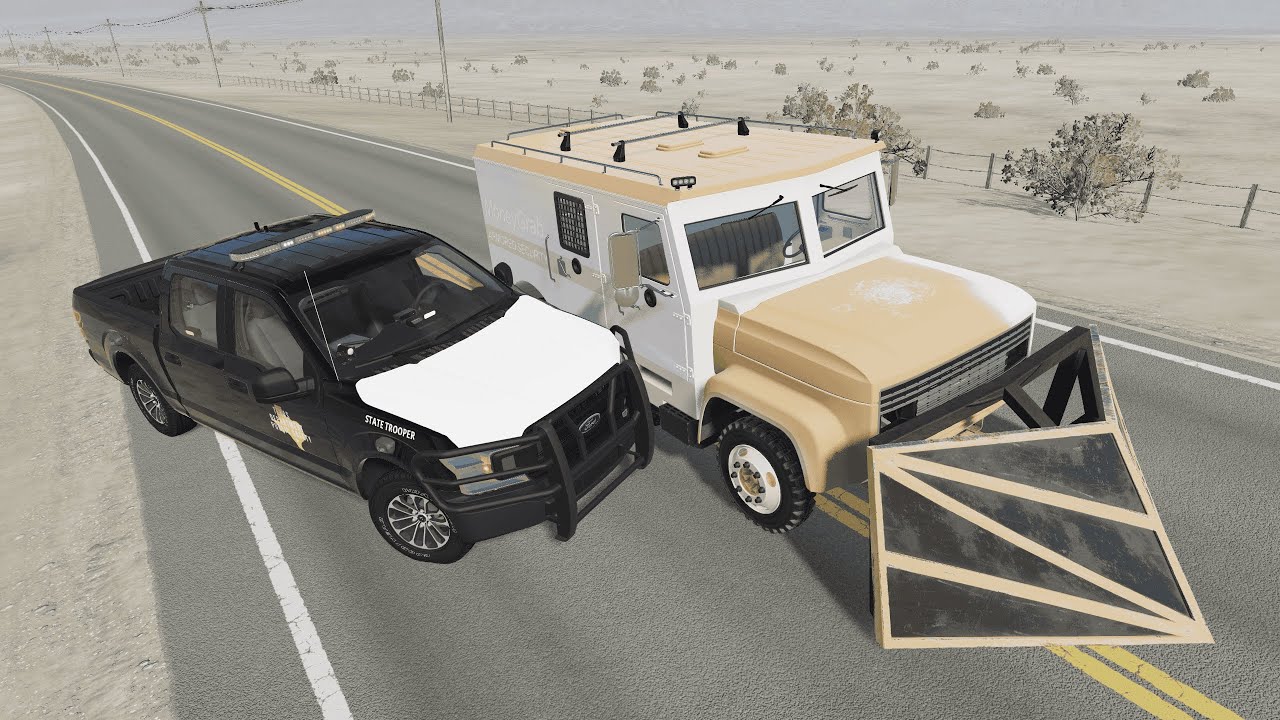 American Police Chases #3 - BeamNG drive | Sevenshift