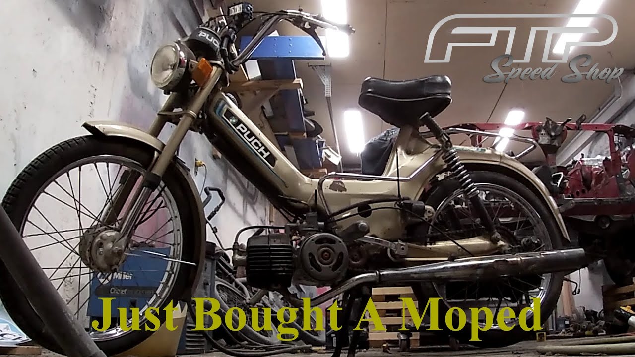 Привозим домой Puch Maxi 1978 года и заводим его!!!