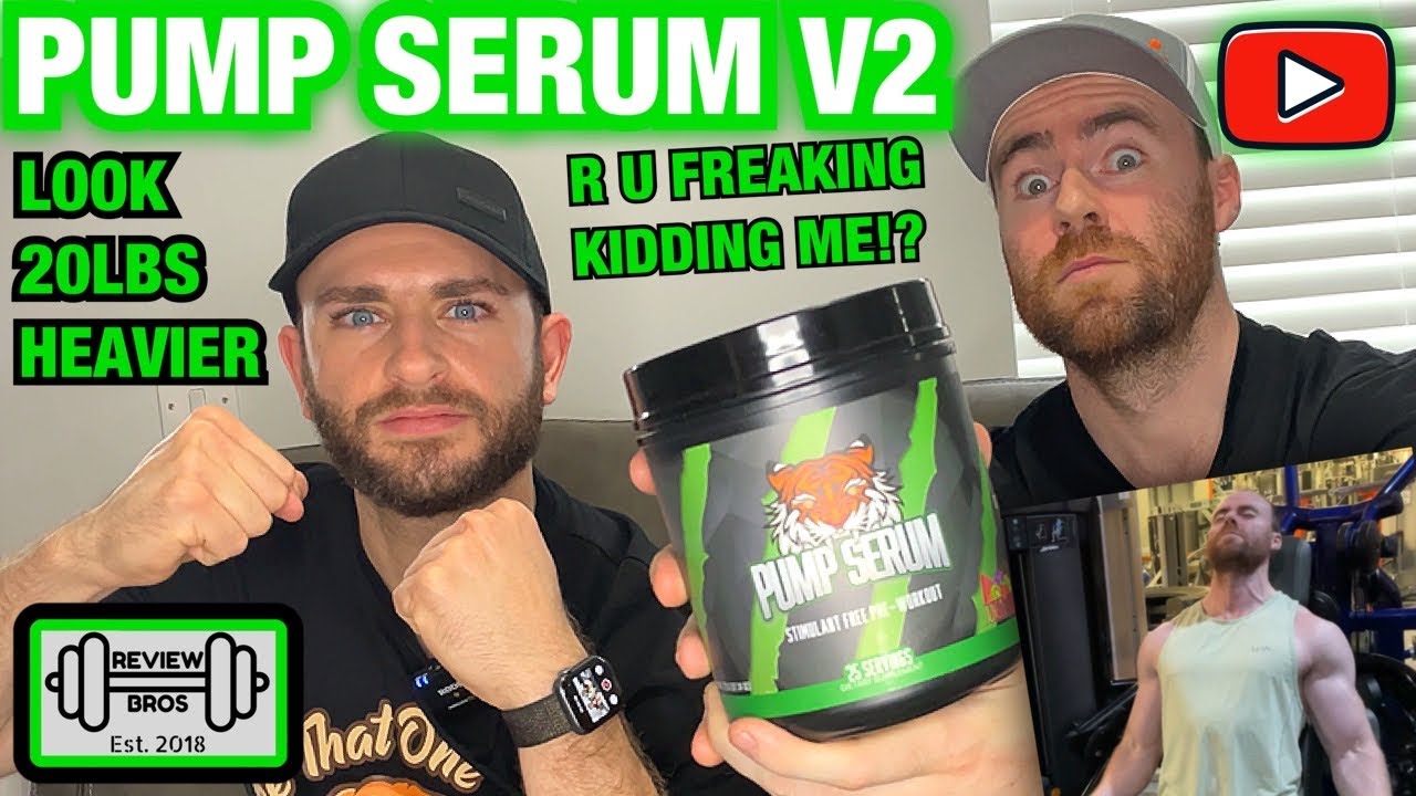 THE NEW BEST PUMP PRE?- PUMP SERUM NON STIM PRE WORKOUT REVIEW | HUGE NUTRITION