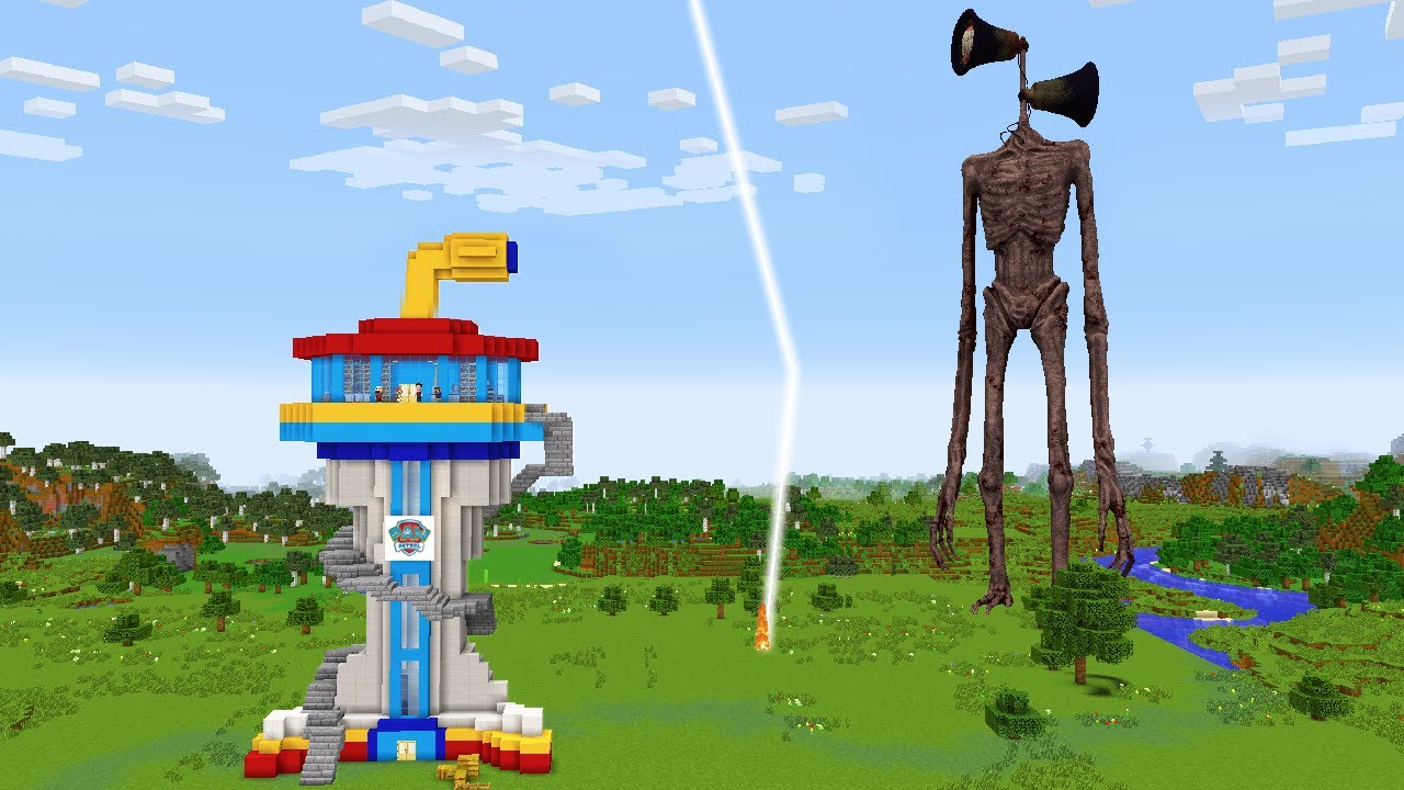 SURVIVING FROM SIREN HEAD in Minecraft Part 5 - Gameplay