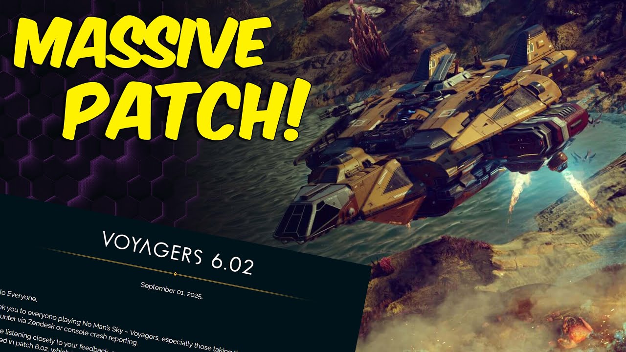 MASSIVE PATCH OUT NOW! No Man's Sky Voyagers Update