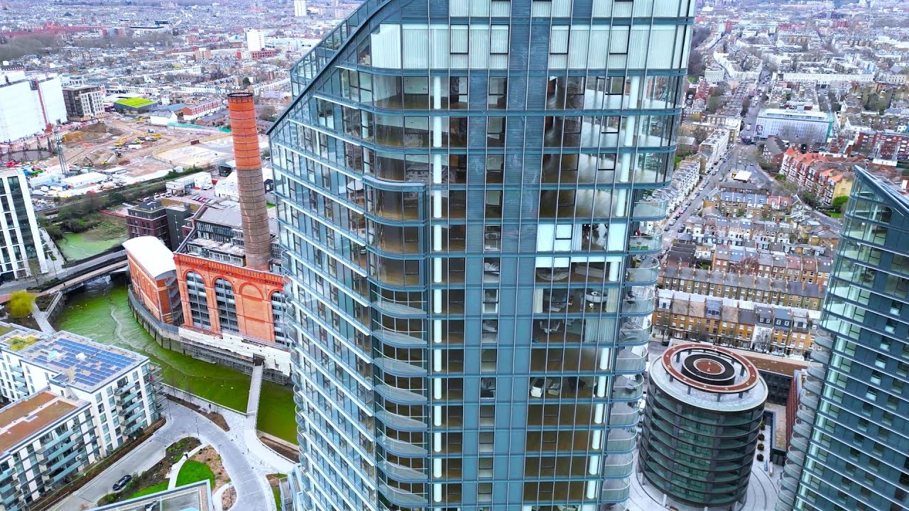 [4K] Chelsea Harbour | Battersea | London by Drone