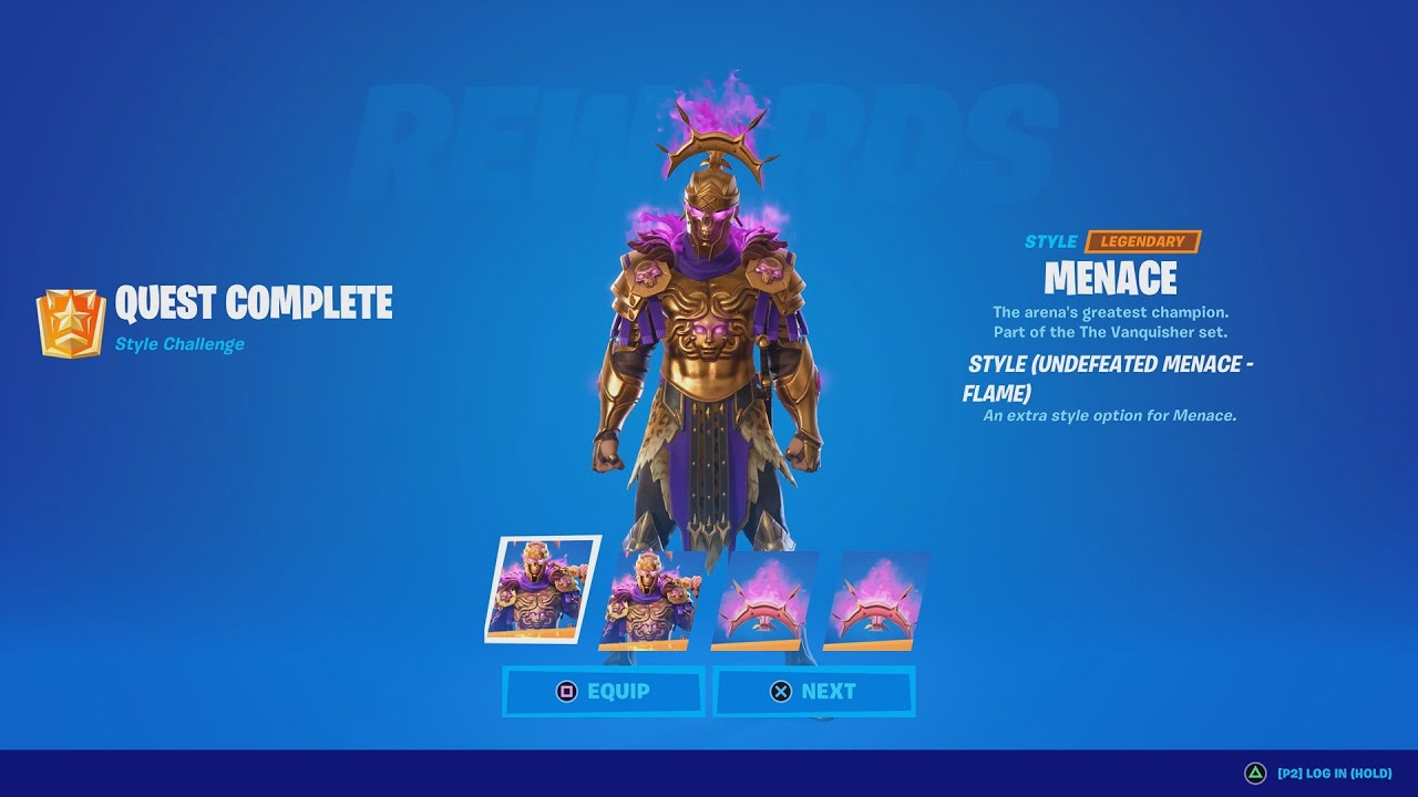 NEW Menace Skin Style Review & Gameplay (Undefeated Menace - Flame Style)