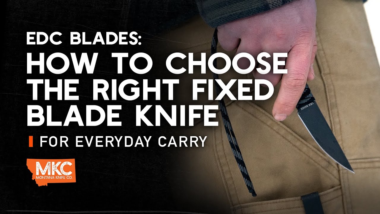 EDC Blades: как выбрать правильный нож с фиксированным клинком для повседневного ношения