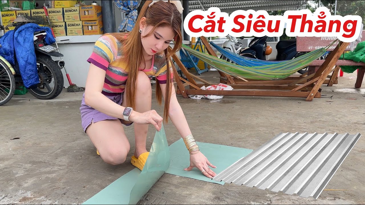 Cắt Tôn Siêu Thẳng Không Cần Kéo Chỉ Bằng 1 Mẹo Đơn Giản, Mẹo Cắt Tôn Dễ Dàng Phụ Nữ Cũng Làm Được
