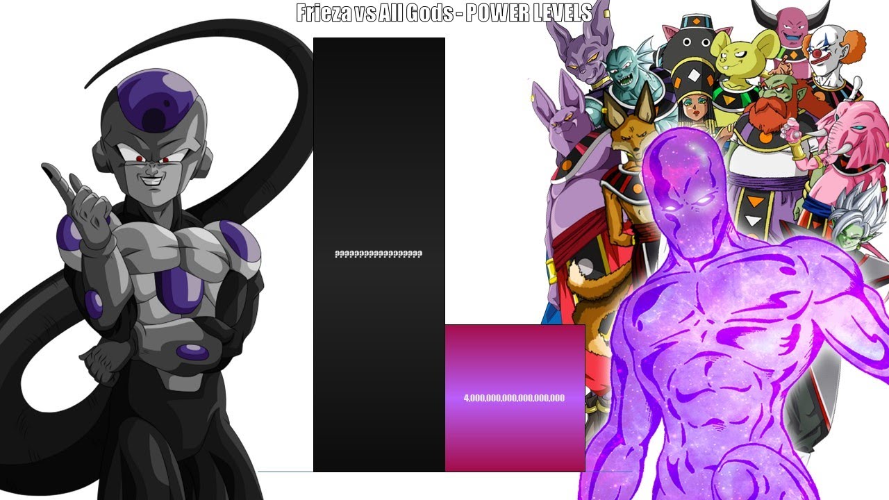 Frieza VS All Gods POWER LEVELS 🔥