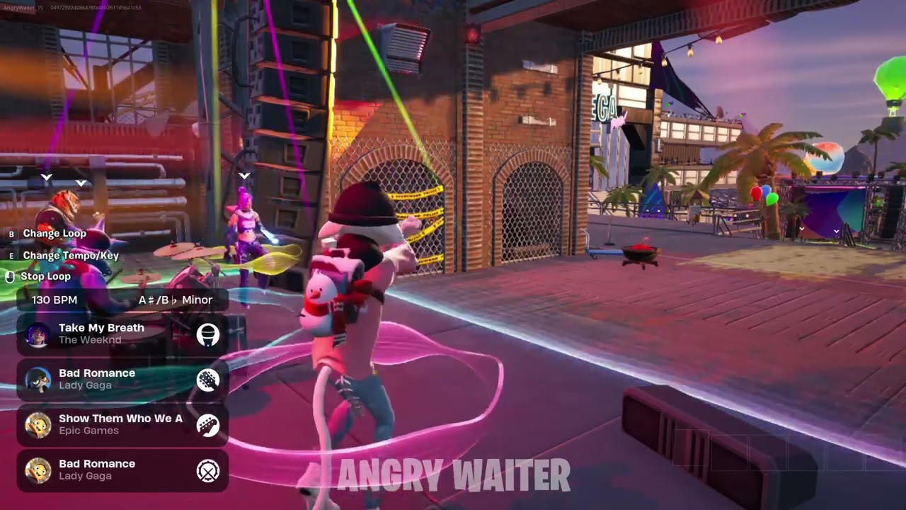 Fortnite Jam Stage: Take My Breath X Bad Romance