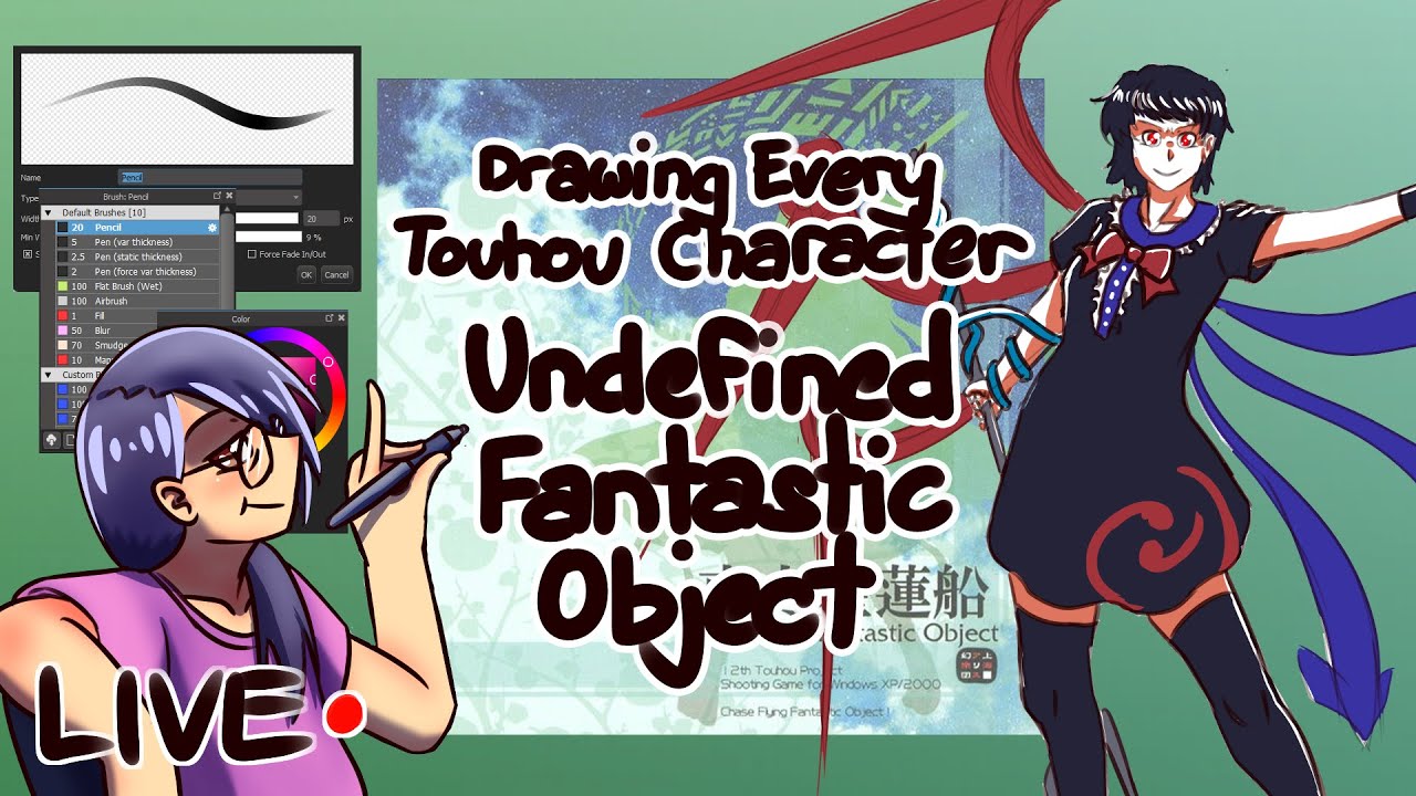 Drawing Every Character from Touhou Undefined Fantastic Object! FINALE