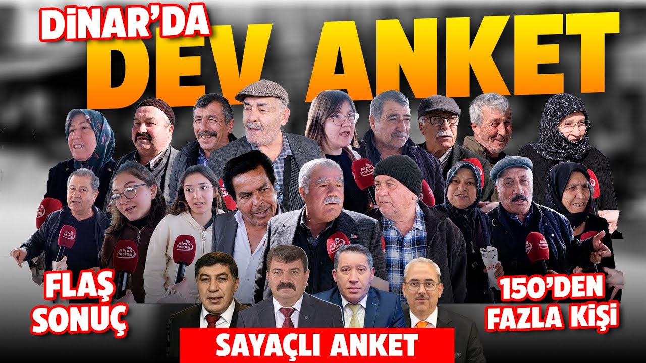DİNAR SEÇİM ANKETİ ⎮Dinar Belediye Başkanı Kim Olsun? ⎮FLAŞ SONUÇ!