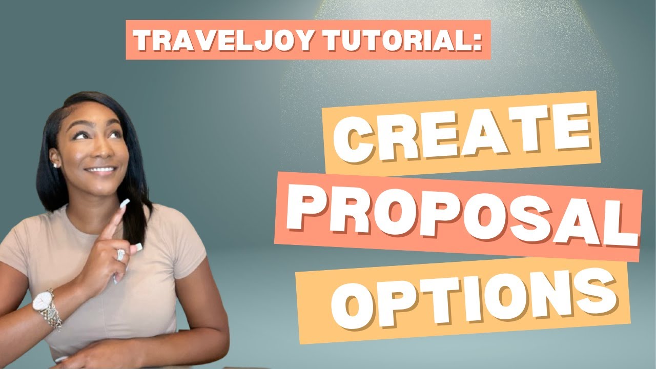 TravelJoy Tutorial | Set Up Options on a Smart Proposal