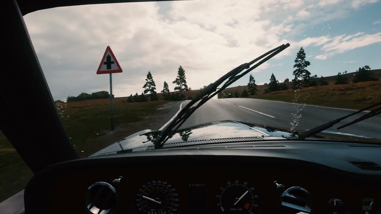 ASMR - Driving Ambience with rain showers- Forza Horizon 4