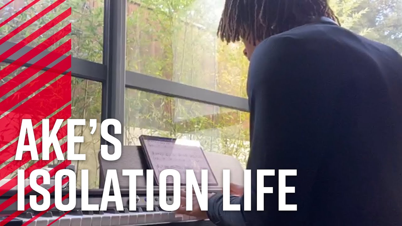 Nathan Ake learning piano! 🎹 Defender talks isolation life 😮