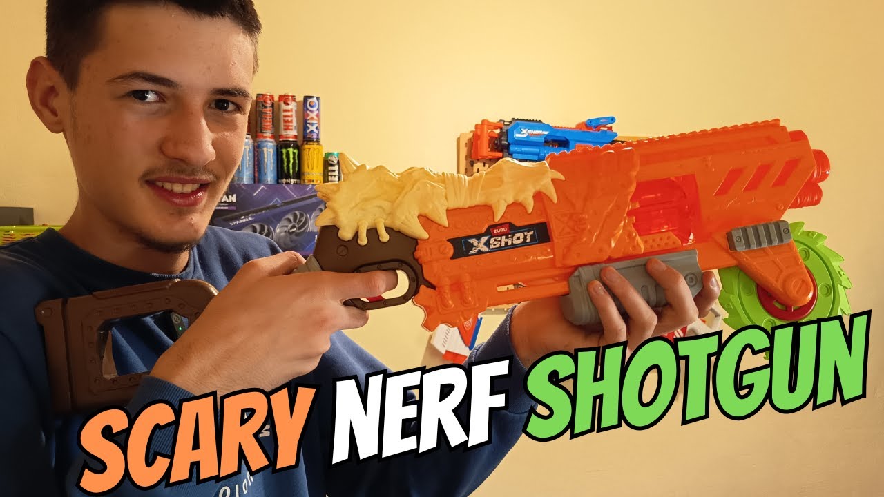 (Обзор) X-Shot HorrorFire Doomsday / СТРАШНЫЙ ДРОБОВИК NERF