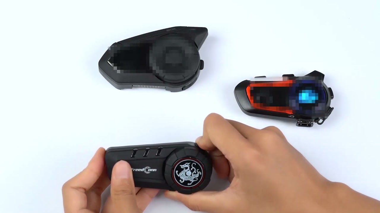 Motorcycle bluetooth headset FreedConn KY Pro Connect with other Brands