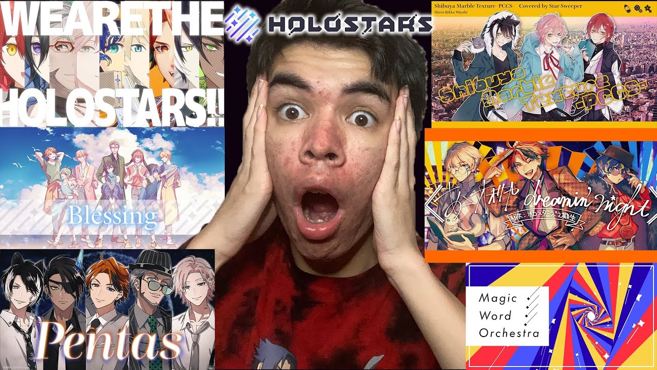 VTUBER FAN | REACTS TO HOLOSTARS MUSIC FOR THE FIRST TIME