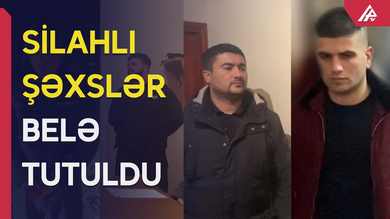 Bakıda silahlı şəxslər tutuldu - ƏMƏLİYYAT GÖRÜNTÜLƏRİ