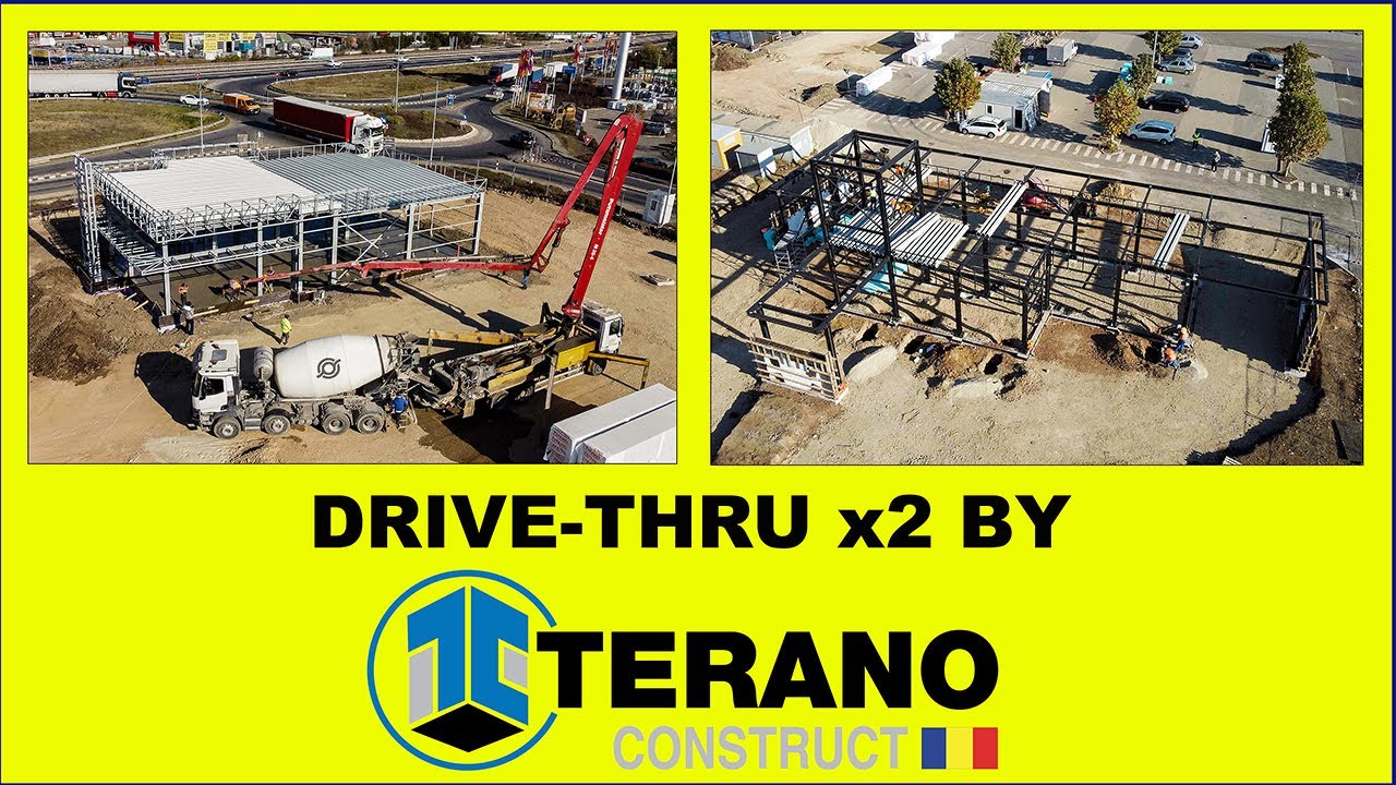 DRIVE THRU X2 by Terano Construct in Bucharest | Burger King Ted’s Coffee