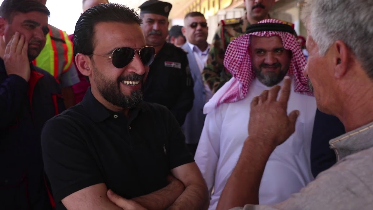 جولة رئيس البرلمان محمد الحلبوسي في مدينة الفلوجة