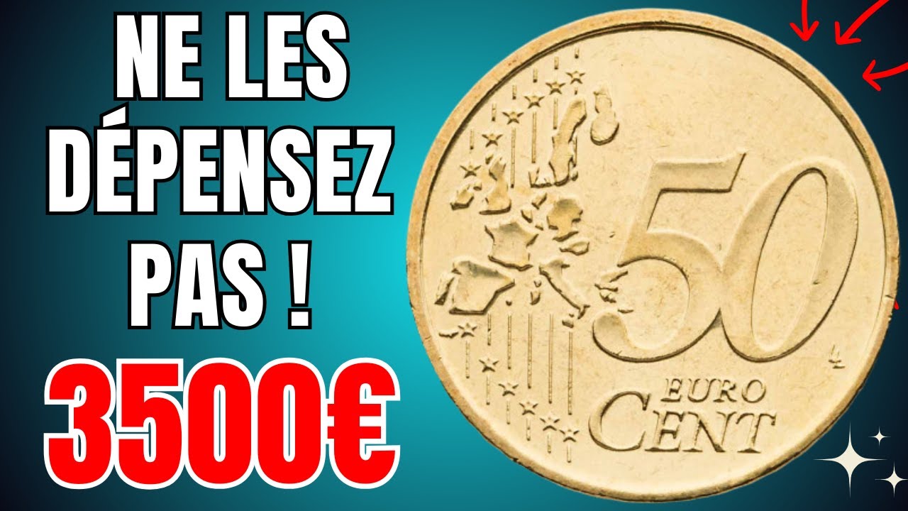 50 centimes d'euro ULTRA Rares Erreur d'une valeur de 3500€ ! Ne dépensez pas ces 3 pièces