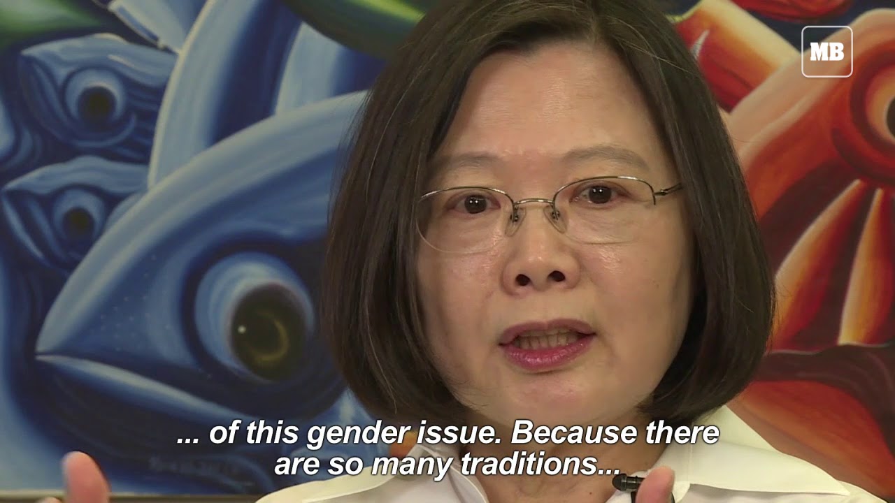Taiwan's Tsai on brave women, #MeToo and self-confidence