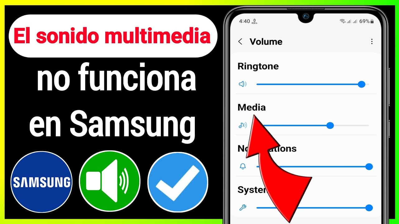 Cómo arreglar el sonido multimedia que no funciona en Samsung