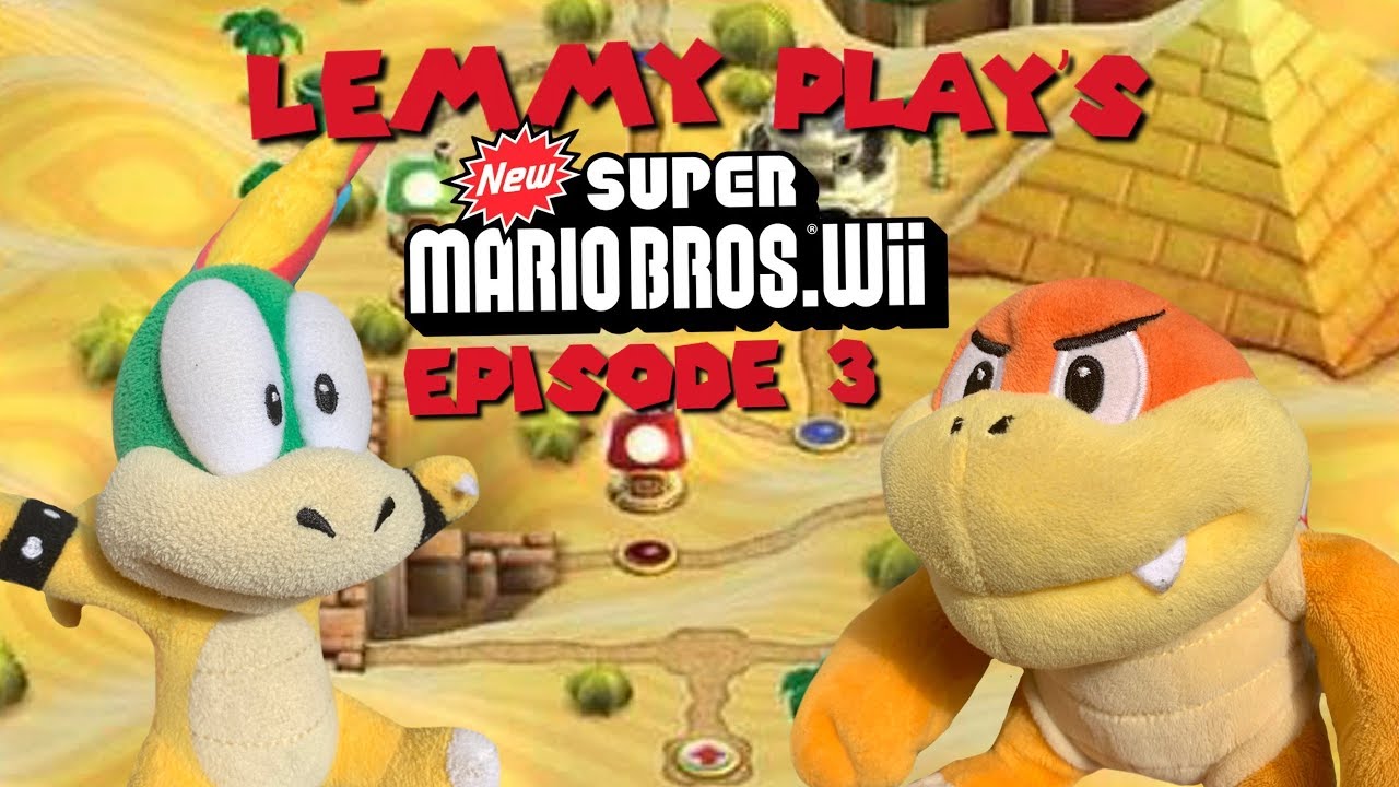 Лемми играет в новый эпизод Super Mario Bros Wii 3