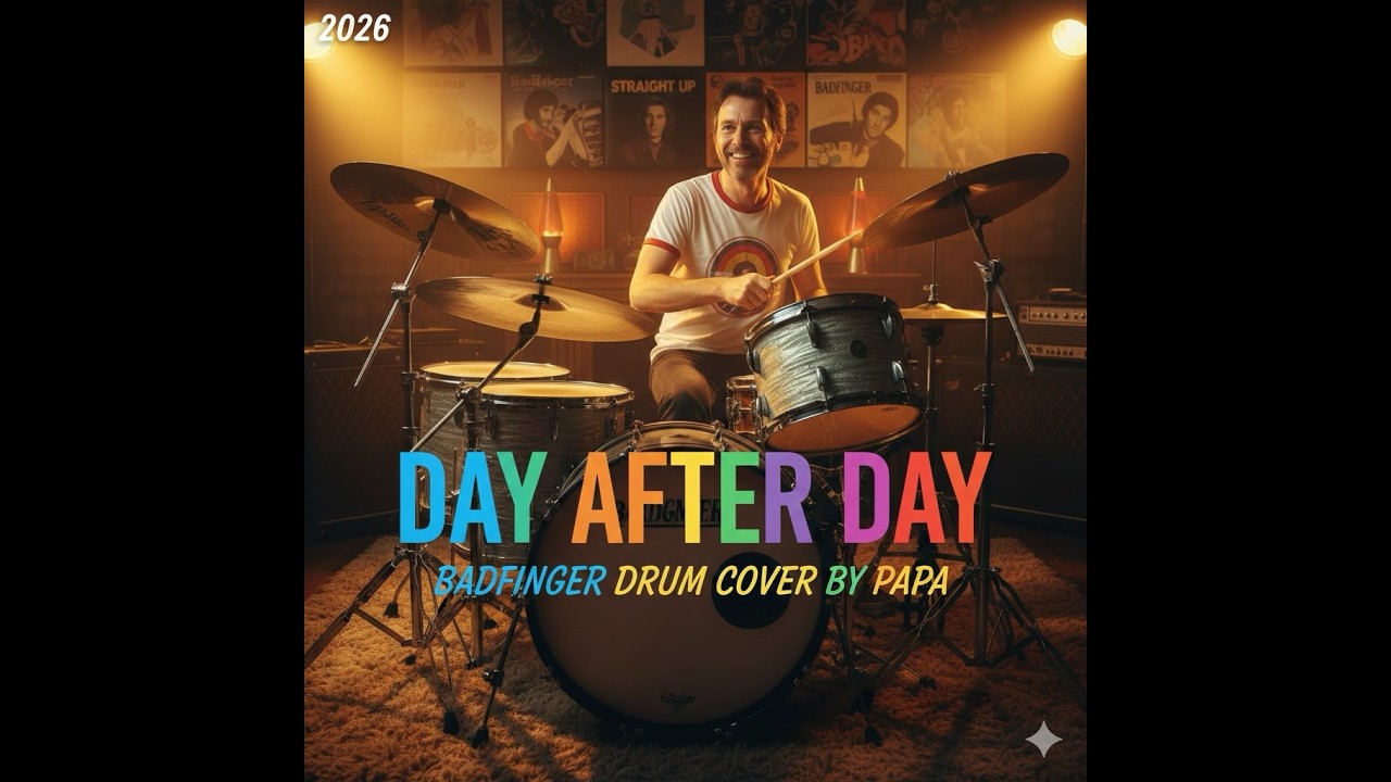 Day After Day – Badfinger Drum Cover 🔥 70s Groove Breakdown & How to Play