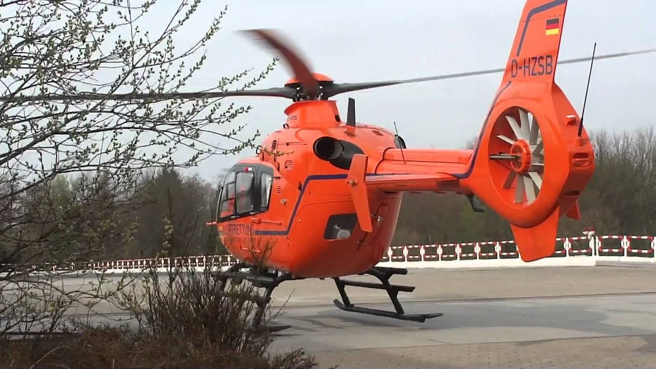 Christoph 29 Landung am Bundeswehr Krankenhaus Hamburg  [HD]