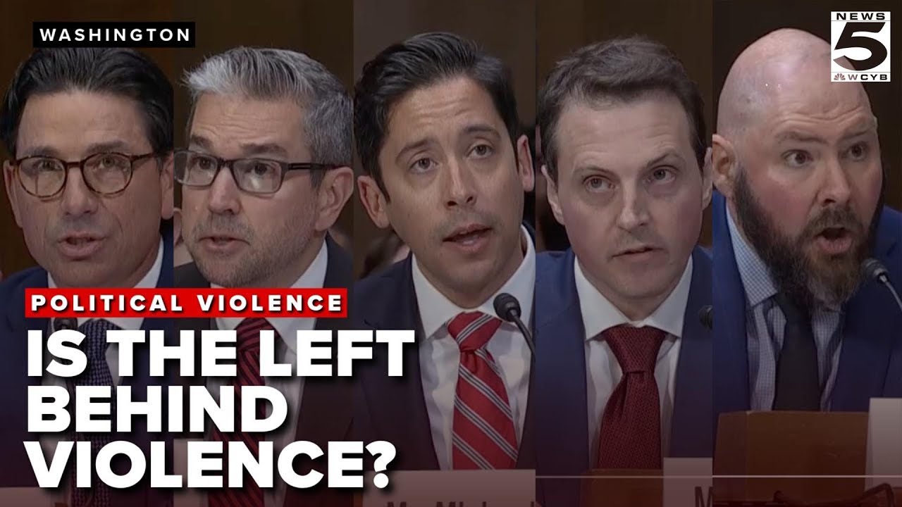 Left vs  Right  Senate hearing exposes deep rift over political violence in America